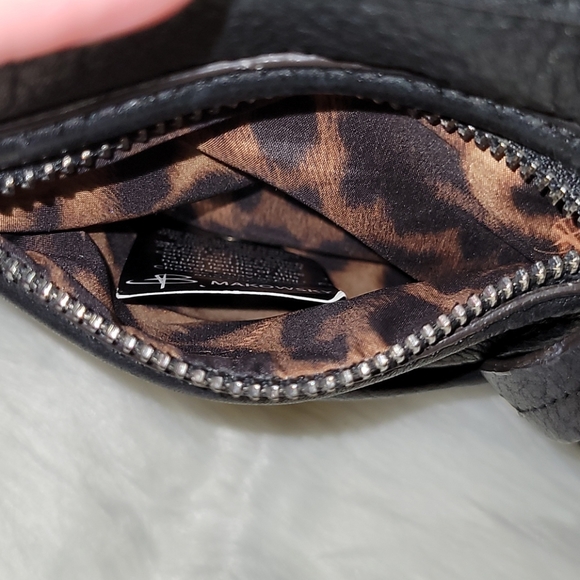 B. MAKOWSKY Black Pebble Leather Mini Bag - Picture 5 of 6